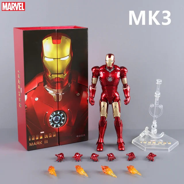ZD Iron Man Figure Legends Iron Man Mk41 Mk47 Tank MK24 Iron Patriot 2.0 MK35 Red Snapper 1/10 Scale Iron Man Collections Gift