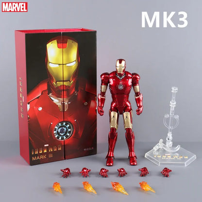 ZD Iron Man Figure Legends Iron Man Mk41 Mk47 Tank MK24 Iron Patriot 2.0 MK35 Red Snapper 1/10 Scale Iron Man Collections Gift