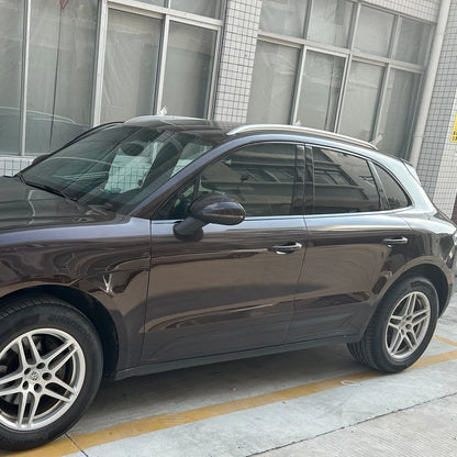 For Porsche Macan 2014-2020 SUV Window Chrome Delete Blackout ABC Pillars Glossy Black Stickers