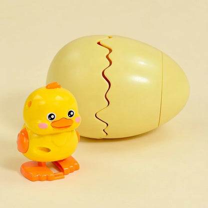 Cute little animal bouncing egg toy, funny wind-up jumping chick toy, wind-up control, cute design, suitable for children, stres