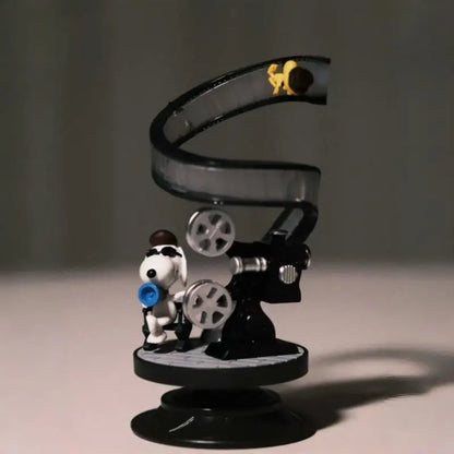 Re-Ment Snoopy Blind Box 3d Spiral Model Miniature Scene Collectible Figurine Shokugan Trading Figure Birthday Gift In Stock ﻿
