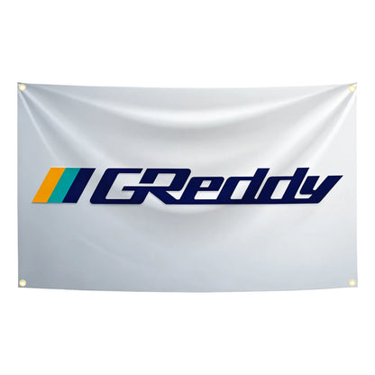60x90cm 90x150cm 120x180cm GReddys JDM Racing Flag Tapestry Banner Japanese Auto Modify Garage Wall Hanging Flag Decor