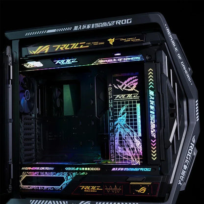 MOD ROG HYPERION Lighting Panel for Asus GR701 Case,5V ARGB AURA SYNC Gamer Cabinet Decoration Lightboard,DIY Laser Refit Plate