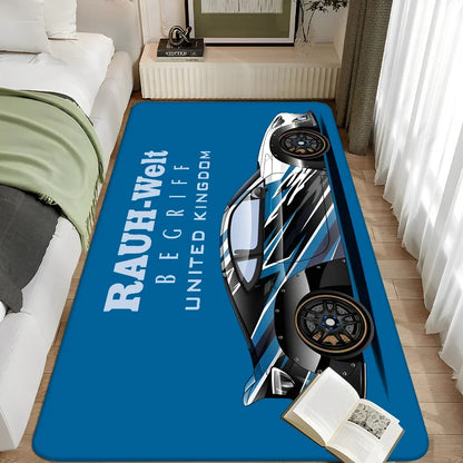 Tokyo JDM RWM Sports Car Carpet for Home Decor Floor Mat Living Room Rugs Bedroom Hallway Non-Slip Carpet Kitchen Rug Doormats