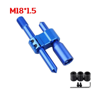 Car Aluminum H Type Gear Shift Knob Extension Adjustable Extender Shifter Lever Handle M18*1.5 M12*1.25 With Three Adapters