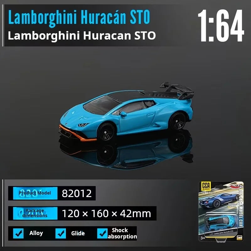 CCA 1:64 Pagani Zonda Diecast Model Car Official Licensed Alloy Toy Car with Working Suspension Free Wheel Collectible Gift