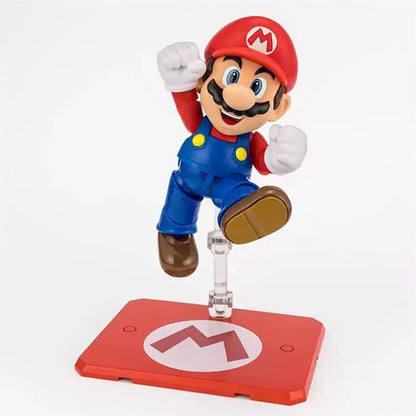 In Stock Genuine Bandai Super Mario Model Kit SHF Mario Anime Action Figure Collection Finished Model Toys Birthday Gifts