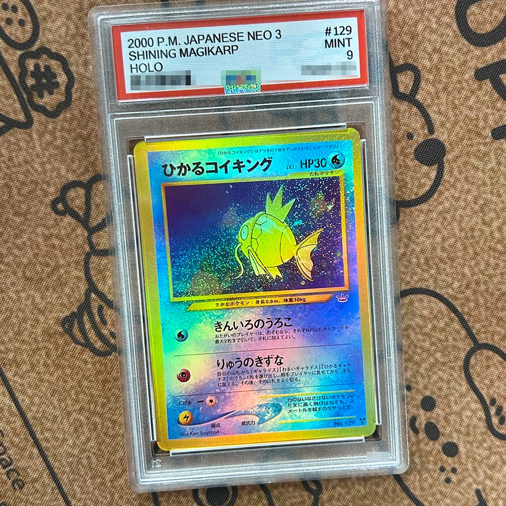 DIY PTCG Rating Card Umbreon MEGA CHARIZARD ILLUSTRATOR PICHU Charmander MEWTWO Bulbasaur Collection Card Anime Game Gift Toy