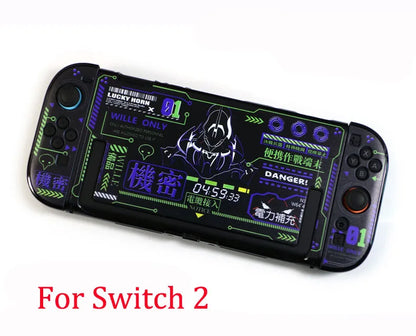 Crystal Clear Hard Case for Nintendo Switch 2, Full Body PC Shell Protector, Front & Back Cover for NS2 Joy-Con Controller