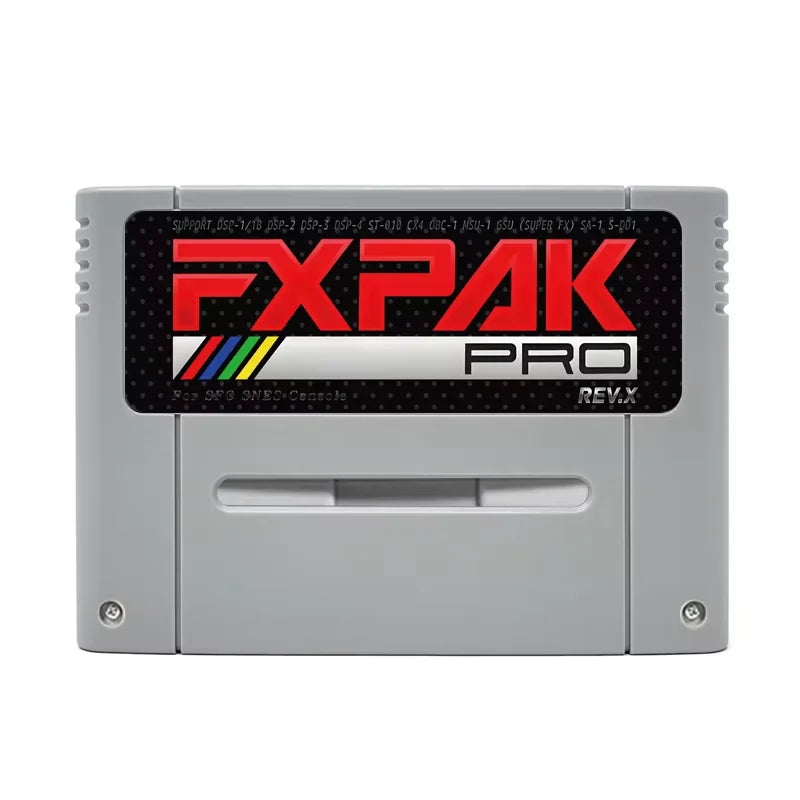 2026 Fxpak Pro Flash Card Game Cartridge 5200 Games in 1 for SNES SFC 16-bit Retro Game Console With 16G Card Real Time Clock