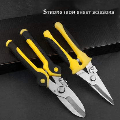 TUPI Multi-purpose Iron Shears Stainless Steel Elbow Shears Wire Slot Iron Wire Scissors Straight Head Tin Scissors