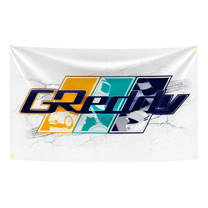 60x90cm 90x150cm 120x180cm GReddys JDM Racing Flag Tapestry Banner Japanese Auto Modify Garage Wall Hanging Flag Decor