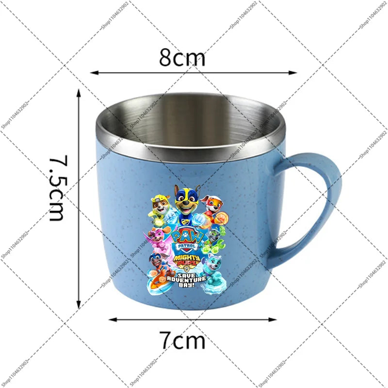 Paw Patrol Portable Stainless Steel Coffee Mug Chase Skye Cartoon Anime Pattern Printed Water Cup Household Couples Milk Cups