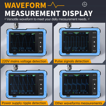 FNIRSI New DSO510 DSO152 DSO153 Mini Handheld Digital 2 IN 1 Oscilloscope Portable 48MS/s 10MHz Bandwidth Electronic Repair Tool