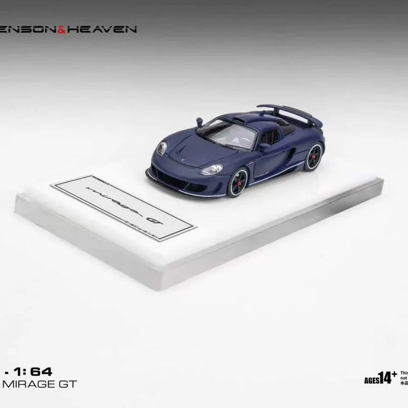 HH 1:64 Gemballa Mistrale Mirage GT Die Casting Alloy Simulation Car Model Desktop Ornament Collection Souvenir.