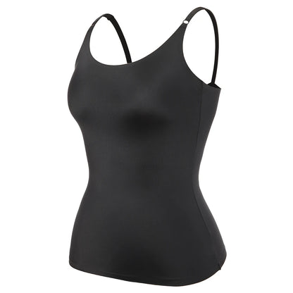 Women Tummy Control Shapewear Smooth Body Shaping Camisole Tank Tops Plus Size Slimming Underwear Seam-free Compression Shaper