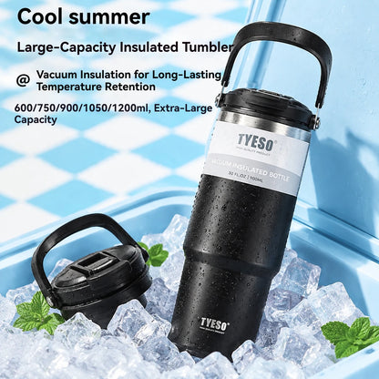 TYESO Coffee Cup Thermos Bottle Stainless Steel Vacuum Thermal Insulated Mug Cold And Hot Travel Mug Vacuum Flask Water Bottle
