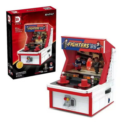771Pcs King Of Fighters Creative Arcade Building Blocks Model Mini Particle Educational Toy Gift Desktop Decoration For Kids