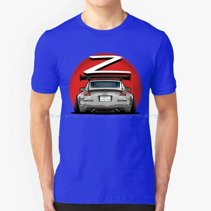 Nismo Fairlady 350z Z33 Gray 100% Cotton Hoodie 350z Nismo Z33 Midnight Blue Car Graphic Osmancetinyapici Gtr Power