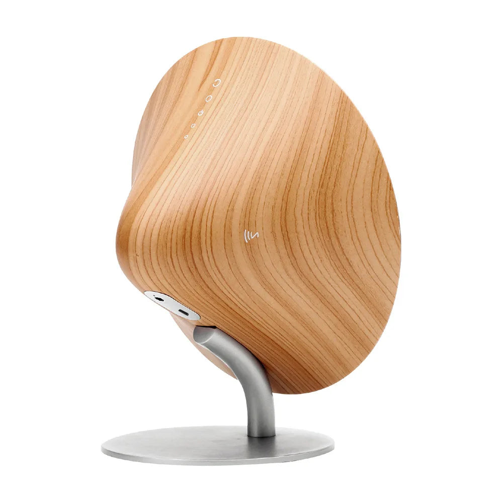 Retro Wireless UFO Wood Speaker Support NFC Touch Surface Subwoofer Home Audio Bluetooth 5.0 Audio Desktop Stereo Speaker