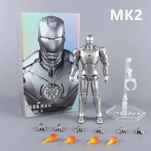 ZD Iron Man Figure Legends Iron Man Mk41 Mk47 Tank MK24 Iron Patriot 2.0 MK35 Red Snapper 1/10 Scale Iron Man Collections Gift