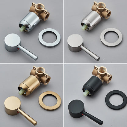 Golden Basin Faucet Bathroom Mixer Sink Tap Wall Mounted Hot Cold Water Tap Single Handle Rotating Spout Bathroom Faucet