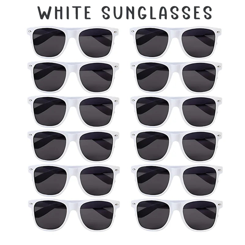 12-100Pcs Wedding Sunglasses for Guests Heart Shaped Sunglasses Bachelorette Party Glasses Bridal Shower Party Favors Photo Prop
