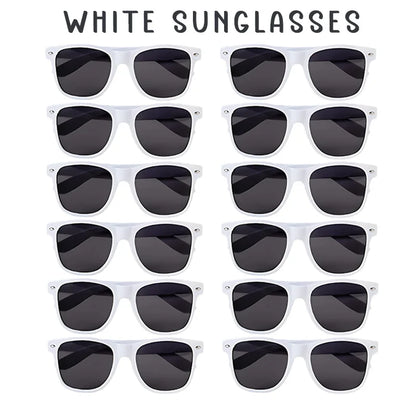 12-100Pcs Wedding Sunglasses for Guests Heart Shaped Sunglasses Bachelorette Party Glasses Bridal Shower Party Favors Photo Prop