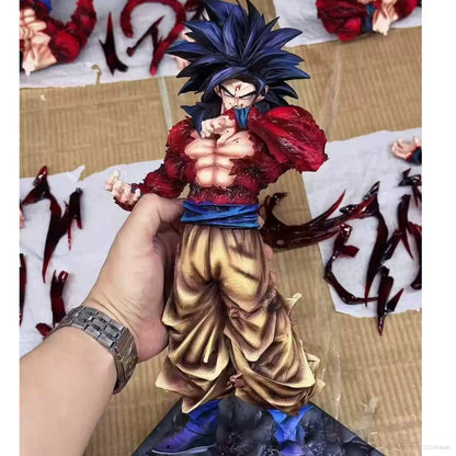 In Stock Anime Dragon Ball Z Ssj4 Goku Figure Replaceable Hands Super Saiyan 4 Goku Pvc Action Figures Collection Model Toys