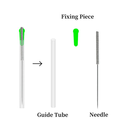 1000pieces Acupuncture Needle Chinese Professional Dry Needling Sharp Individual Guide Tube Beauty Massage Needle Therapy CE