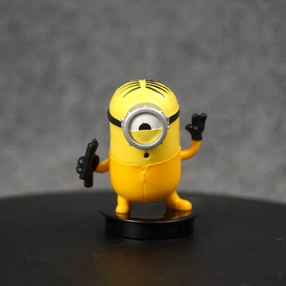 Cartoon Despicable Mes Agnes Gru Miniones Dave Stuart Action Figures Model Toys Cute Yellow Doll Desktop Ornaments ren Gift