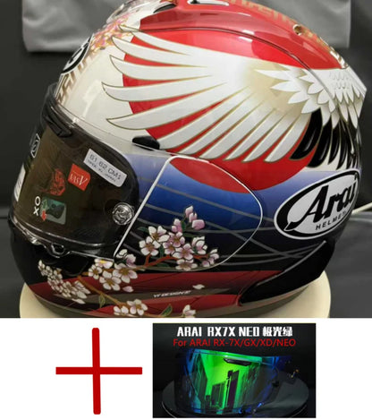 RX-7X RX7X Full Face Motorcycle Helmet, For Road Motorcycles And Racing Karts Protection Helmet Tsubasa,Capacete