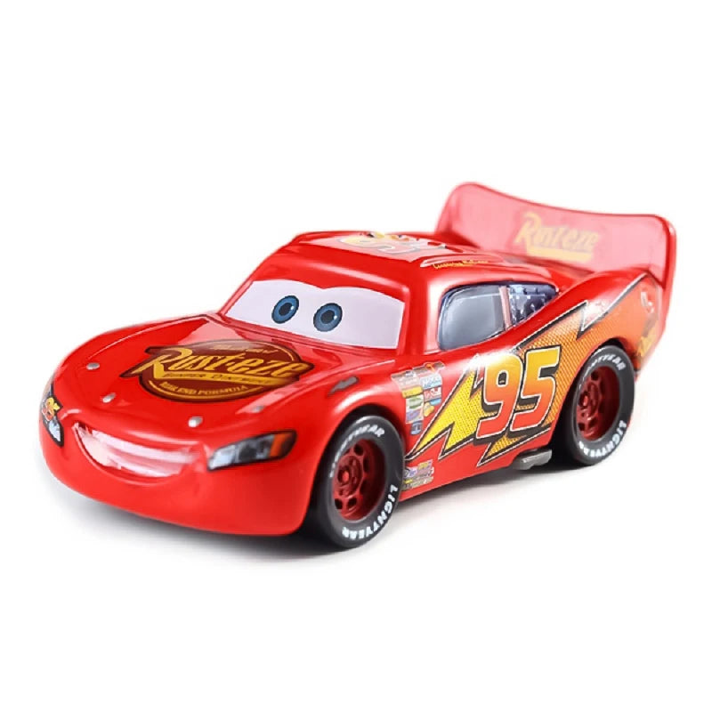 Pixar Cars 3 Lightning McQueen Jackson Storm Anime Cartoon Characters Alloy Diecast Model Toy Cars Fire Engine Children's Gifts