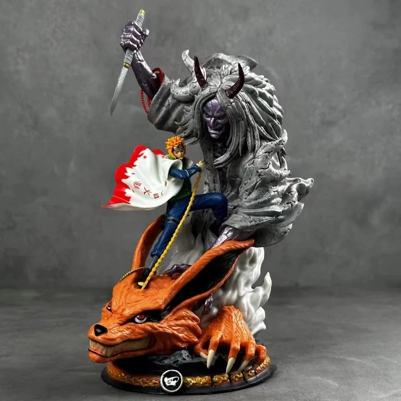 24cm Anime Naruto Namikaze Action Figure Naruto Statue Pvc Collectible Model Doll Toys Gift