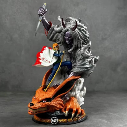 24cm Anime Naruto Namikaze Action Figure Naruto Statue Pvc Collectible Model Doll Toys Gift