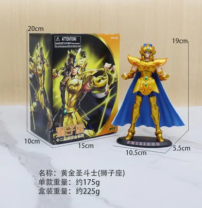 19cm Anime Dark Saint Seiya Figure Phoenix Ikki Hyoga Seiya Shiryu Action Figures Toy PVC Box Figure Collection Decoration