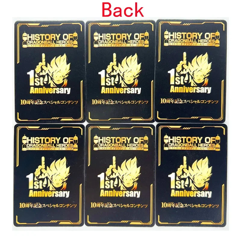 54pcs/set Dragon Ball Z Laser Engraving flash Super Saiyan Heroes Battle Card Ultra Instinct Goku Vegeta Game Collection Cards