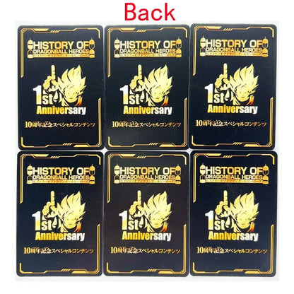 54pcs/set Dragon Ball Z Laser Engraving flash Super Saiyan Heroes Battle Card Ultra Instinct Goku Vegeta Game Collection Cards