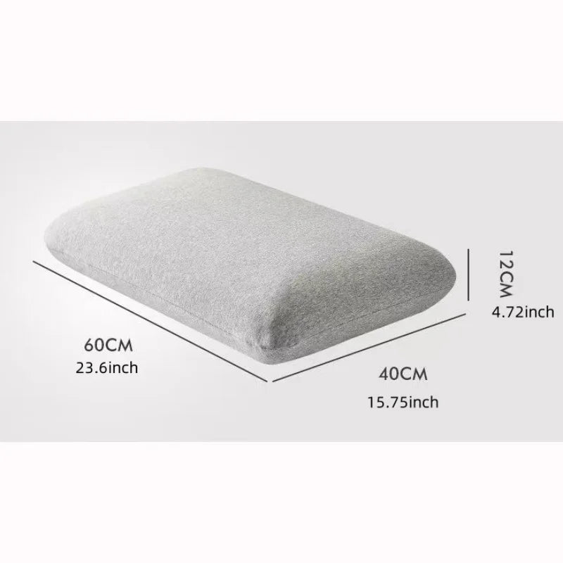 Bamboo patte slow rebound bread memory pillow for protection, space cotton invisible zipper design, single person adult pillow