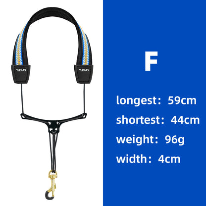 New Model Tenor Saxophone Neck Strap, Electric Wind Instrument Strap, Pressure-Reducing Strap for Adults and Children