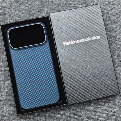 For iPhone 18 17 Pro Max Burgundy Kevlar Aramid Fiber Case With Magsafe Carbon Fiber Cover Ultra-Thin Magnetic Case For 18 Pro