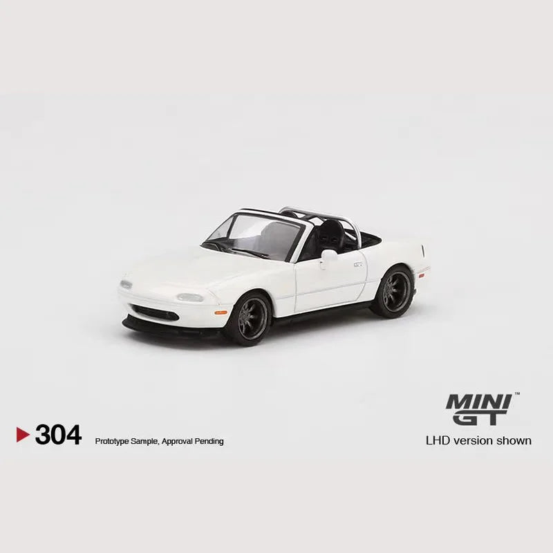 1:64 Mazda MX-5 convertible Miata NA 288 alloy die-cast miniature model,  adult decorative items, new in stock