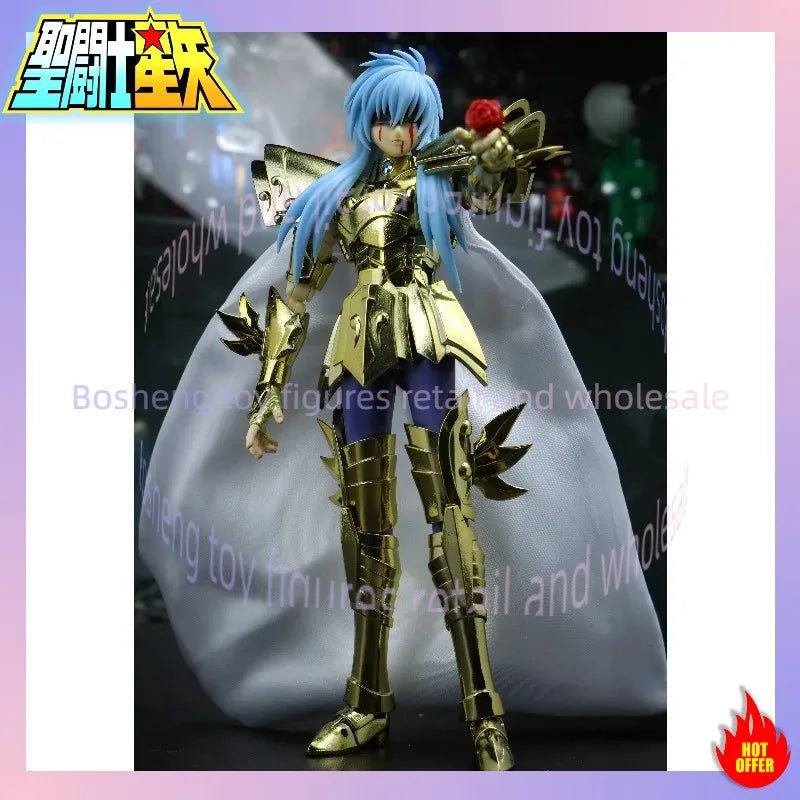 ST Model Saint Seiya Myth Cloth EXM LC Pisces Albafica The Lost Canvas Gold Saints Knights of The Zodiac Saint Figures Toys