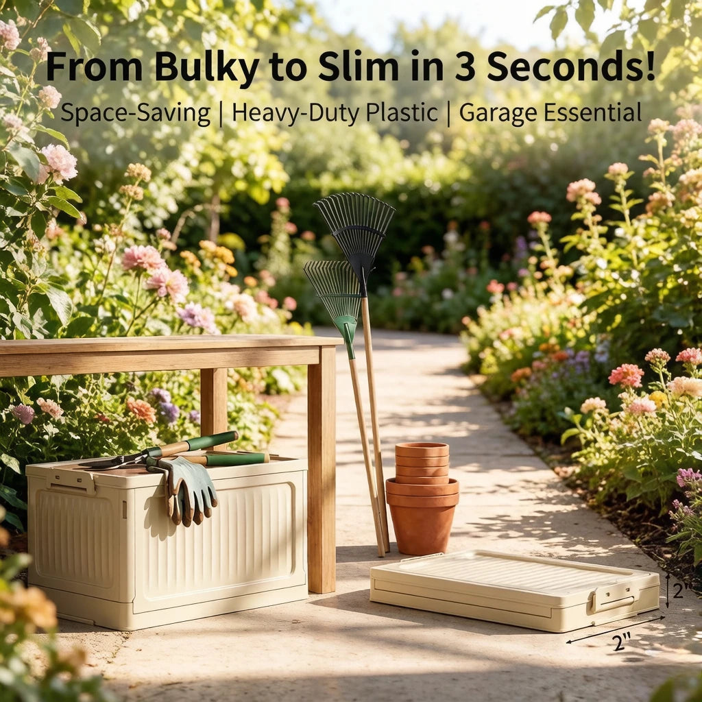 Large Capacity Camping Storage Box with Lid – All-in-One Car Trunk Organizer & Portable Stall Sorting Box
