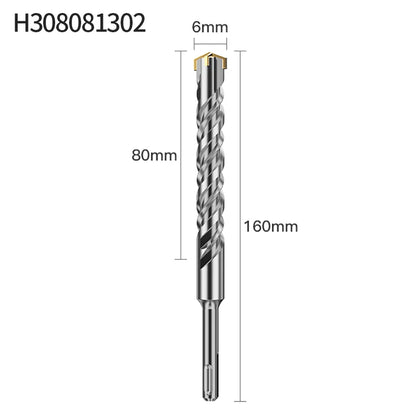LIDIAO SDS Plus Rotary Hammer Drill Bits Concrete Drill Bit Long Round Handle Carbide Tipped Brick Stone Drilling 6 to 25mm