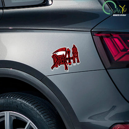 Creative Bloody Death Graffiti Dazzle Color Car Stickers Pvc Personality Body Windows Exquisite Waterproof Decal Decoration