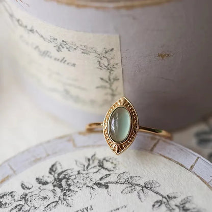 PANJBJ 925 Sterling Silver Geometry Crystal Ring For Women Ellipse Exaggerated Punk Water Drop Open Jewelry Gift Dropshipping