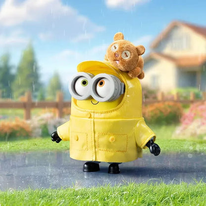 Minions Bob & Tim Better Together Series Keychains Cartoon Dolls Kawaii Plush Pendant Backpack Charms Collect Toys Fans Gift