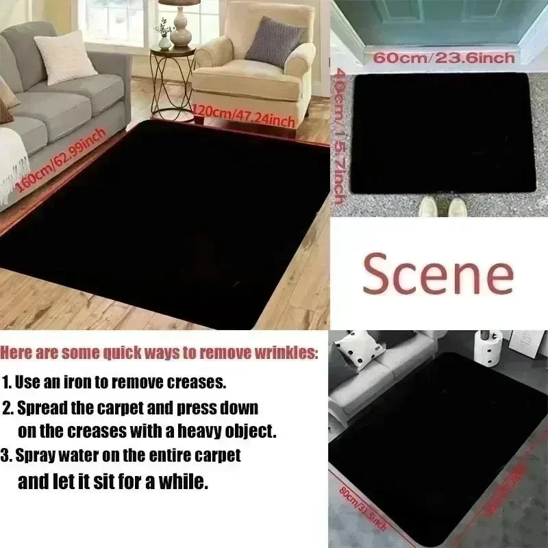 Bohemian Ethnic Animal Pattern Carpet Mat Rug Soft Non Slip Floor Mat for Living Room Bedroom Home Decoration Home Carpet