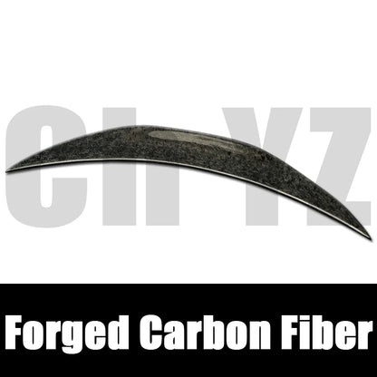 For Mazda MX5 Miata ND RF LMS Style Confiber Fiber Glass Unpainted Duckbill Spoiler Trunk Wing Lip Racing AccessoriTrim